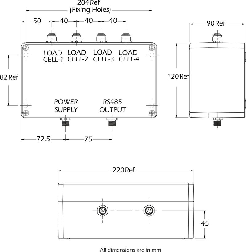 cwm-2 interface module dimensions